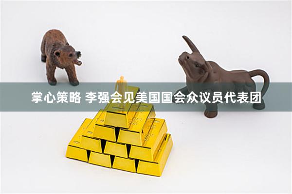 掌心策略 李强会见美国国会众议员代表团