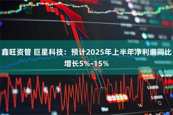 鑫旺资管 巨星科技：预计2025年上半年净利润同比增长5%-15%