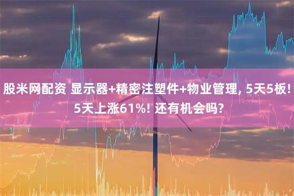 股米网配资 显示器+精密注塑件+物业管理, 5天5板! 5天上涨61%! 还有机会吗?
